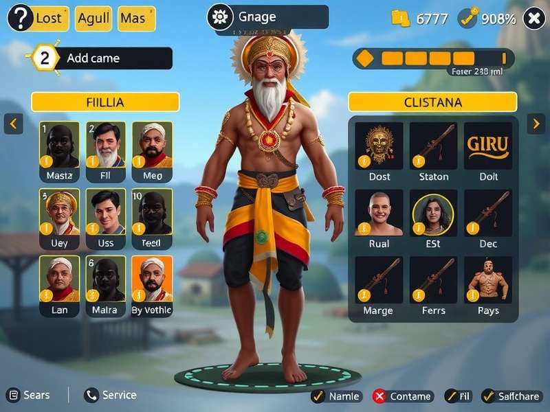 Guru Mace Victor character customization